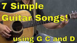 7 Easy Songs With 3 Guitar Chords  Steve Stine  GuitarZoomcom [upl. by Solorac]