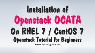 Openstack Installation on RHEL 7  CentOS 7 using RDO  OpenStack Tutorial for Beginners [upl. by Marje]