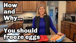 How to Freeze Eggs amp How to Use Them [upl. by Mcgrath883]