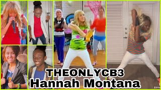 THEONLYCB3 Hannah Montana Tik Tok Compilation hannahmontana mileycyrus [upl. by Yruok]