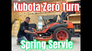 DIY Spring Service Kubota ZD1211 Diesel [upl. by Yregerg89]