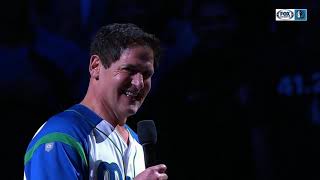 Mark Cuban delivers heartfelt thank you to Dirk Nowitzki for 21 seasons with the Dallas Mavericks [upl. by Aihseken]