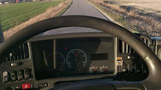 SCANIA R500 V8 open pipe acceleration sound [upl. by Peregrine]