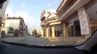 Kato Achaia tour Achaea Greece  onboard camera [upl. by Krys]