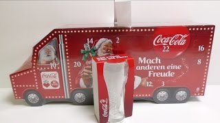 Big Coca Cola Truck Advent Calendar Unboxing [upl. by Yracaz]