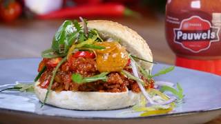 Sloppy Joe Burger met Américaine van Pauwels sauzen [upl. by Onder958]