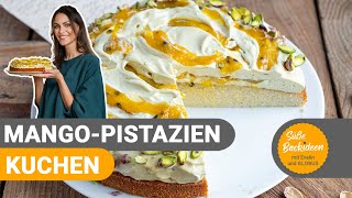 MangoPistazienKuchen I Süße Backideen mit Evelin und GLOBUS [upl. by Evyn]