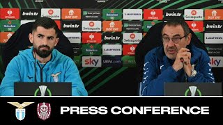 LazioCluj  Mister Sarri e Hysaj in conferenza stampa [upl. by Raddatz]