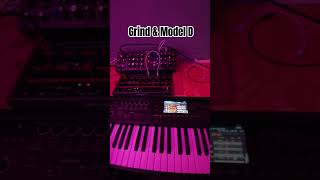 See full vid  Behringer Grind and Model D synth synthesizer chill [upl. by Oniram]