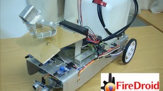 FireDroid  An Automated Fire Extinguishing Robot Trailer [upl. by Kcirted49]