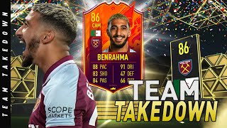 HEADLINERS BENRAHMA  FIFA 22 TEAM TAKEDOWN wCapgunTom  FIFA 22 Ultimate Team TTD [upl. by Tenney]