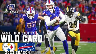 Pittsburgh Steelers vs Buffalo Bills Game Highlights  NFL 2023 Super Wild Card Weekend [upl. by Oni]