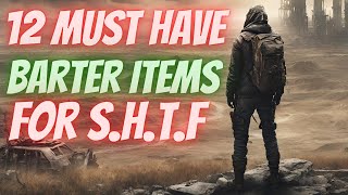 Top must have barter items Every Prepper should stockpile before SHTF [upl. by Eniamahs609]