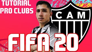 FIFA 20  TUTORIAL FACE I Jefferson Savarino Atlético Mineiro Pro Clubs [upl. by Akeimahs228]