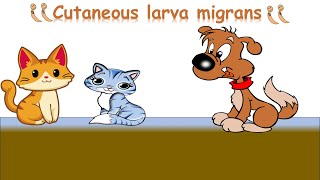 شرح Cutaneous larva migrans [upl. by Nywde801]