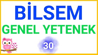 Bilsem Sınavı 2023  Genel Yetenek Soruları  Zor Sorular  1 2 ve 3 Sınıf  30 [upl. by Hoffman]