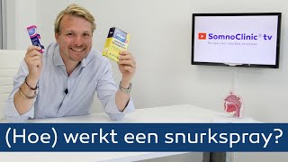 SNURKSPRAY  Hoe werken snurksprays  Helpt een snurkspray tegen snurken [upl. by Ativad]