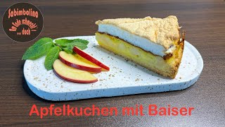 Am Ende schmeckt’s doch Apfelkuchen mit Baiser saisonales Backen [upl. by Yerfdog]