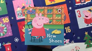 18 New Shoes Peppa Pig Christmas Advent Calendar 24 Books  Read Aloud Books for Children [upl. by Anelah]