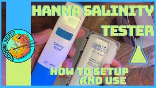 Hanna Instruments Waterproof Salinity Tester  How to Setup And Use [upl. by Sorce]