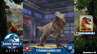 Tyrannosaurus Rex  Jurassic World Alive Spotlight  Ability Preview [upl. by Asiruam]