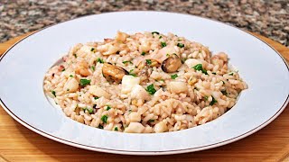 Risotto ai Frutti di Mare Surgelati 😀 Ricetta Facile e Saporita [upl. by Reginauld914]