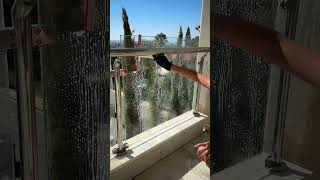 Window cleaning cleaningmotivation cleantok cleaning windowcleaning cleaningtips [upl. by Hertz965]