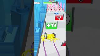 Rope Roller Runner Gameplay shorts gaming [upl. by Pickar]