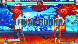 King of fighters 15 Chizuru Kagura vs Luong [upl. by Ydak498]