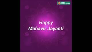 Mahavir Jayanti 2024  IDBI Bank [upl. by Yer]