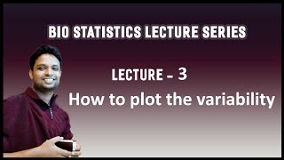 Lecture 3  How to plot the variability  Statistics for non statisticians [upl. by Booker]