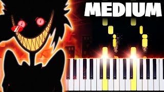 Hazbin Hotel  INSANE  Piano Tutorial MEDIUM [upl. by Glynda737]