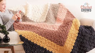 Giant Chevron C2C Corner to Corner Blanket [upl. by Roberts837]