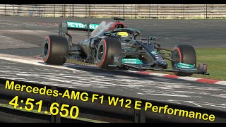 iRacing Mercedes W12 Nordschleife record attempt Onboard and TV 4K [upl. by Gschu]