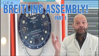 Breitling Super Ocean ETA 2824 Assembly part 1of2 [upl. by Suivatnom961]