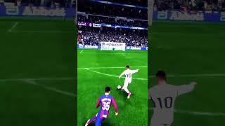 Kylian Mbappe Goal Against Barcelona 🔥🥵 ps5 football fifa24 youtubeshorts gaming [upl. by Nulubez]