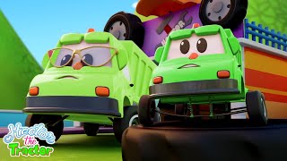 Five Little Garbage Trucks Song Vehicle Nursery Rhyme for Children [upl. by London451]