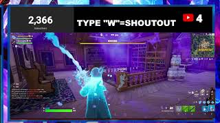 FORTNITE LIVE STREAM [upl. by Nanek189]