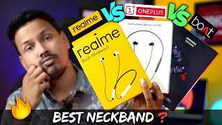 Oneplus Bullets Wireless Z2 ANC Vs Realme Buds Wireless 3 Vs Boat Nirvana 525ANC  Best Neckband❓ [upl. by Ecnarolf429]