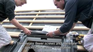 Easier installation with the new VELUX roof windows [upl. by Ajoop294]