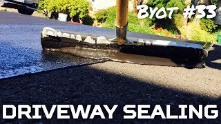 DIY DRIVEWAY SEALING [upl. by Aynik455]