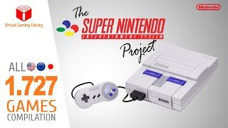 The Super NintendoSuper Famicom Project  All 1727 SNES Games  Every Game USEUJP [upl. by Omari]