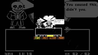 YOU caused this didnt you time paradox animation sneak peak undertale sans animation [upl. by Notyalk427]