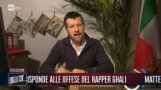 Matteo Salvini fa chiarezza sulla lite allo stadio con Ghali  Quelli che 11112021 [upl. by Tjaden989]