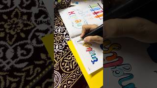 INGILIZ TILI DAFTARINI BEZATISH TUTORIAL shortsyoutube diy handmadediy [upl. by Modie]