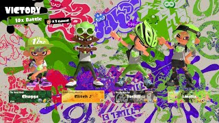 Splatoon 3 Grand Fest Team Future  10x Battle Win Team Future vs Team Present [upl. by Jaenicke395]