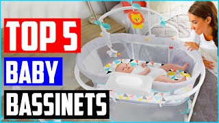 Best Baby Bassinets in 2020  Top 5 Baby Bassinet Review [upl. by Warfold]