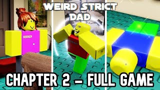 Weird Strict Dad Chapter 1 and 2  All Endings  Roblox [upl. by Anatnas204]