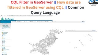 CQL Filter in GeoServer  How data are filtered in GeoServer using CQL  Common Query Language [upl. by Ardnuhsor]