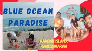 Hidden Beach Resort in Pamban Island  Blue Ocean Paradise Homestay [upl. by Alah]